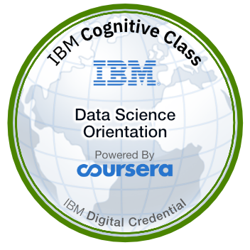 IBM Data Science Orientation Badge